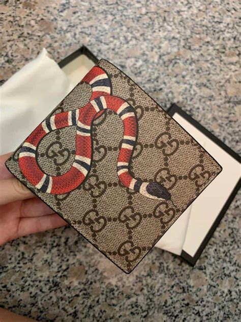 fake gucci snake wallet|authentic Gucci snake wallet.